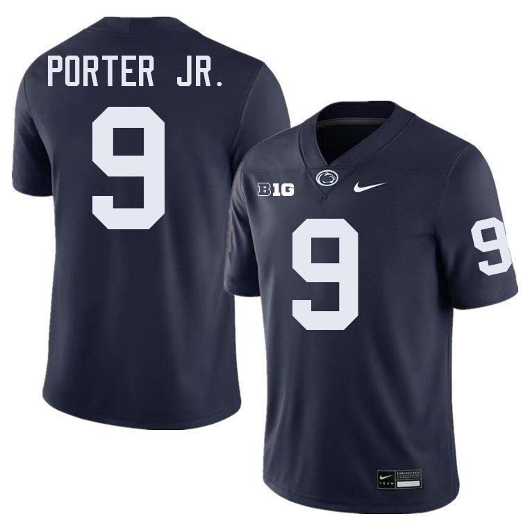 Joey Porter Jr. Penn State Jersey,PSU Nittany Lions #9 Joey Porter Jr. Football Uniforms-Navy